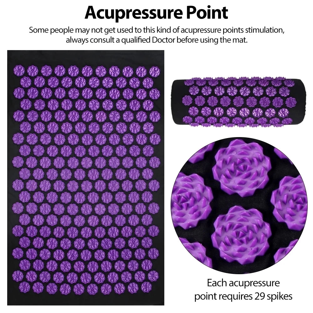 AcuPressure Massage Mat with AcuPillow