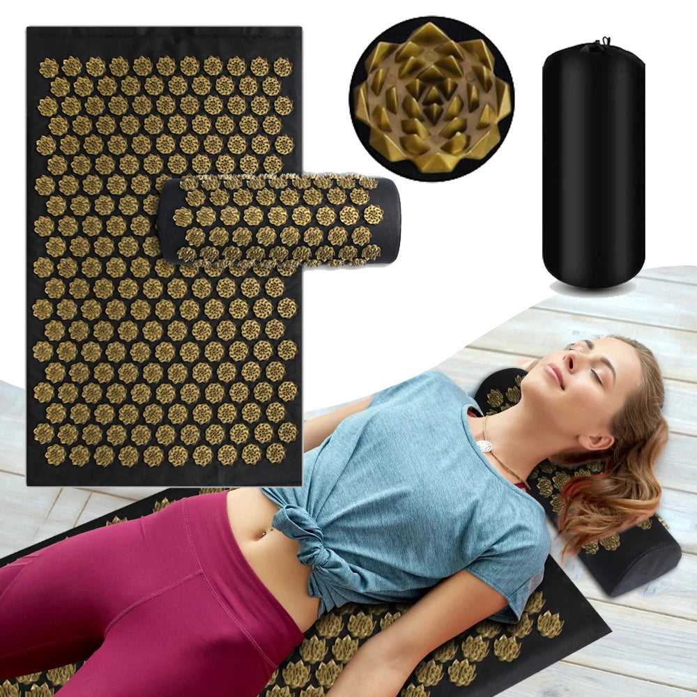 AcuPressure Massage Mat with AcuPillow